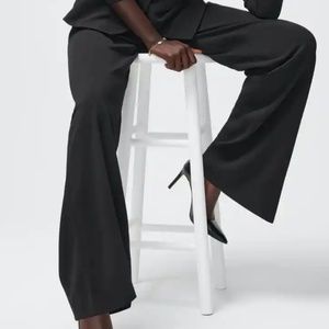 White House Black Market Black Wide Leg Pants